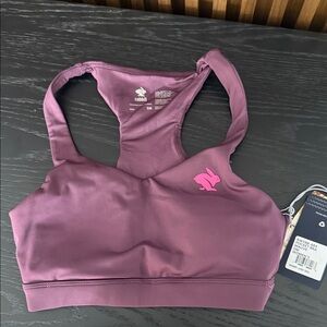 Women's Purple Sports Bra Rabbit